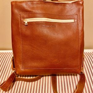 New without tags.  Portland Leather Tote Backpack. Color - Nutmeg